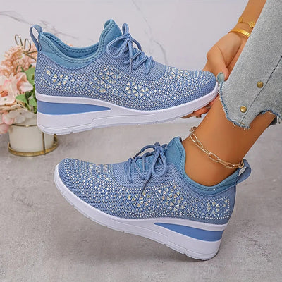 Nina | Ortopediska sneakers med strassdetaljer