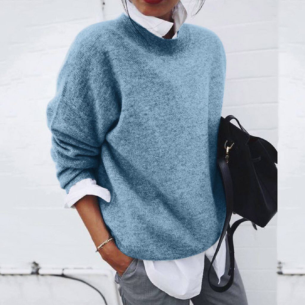 Hanna | Mjuk oversize-tröja med rund hals
