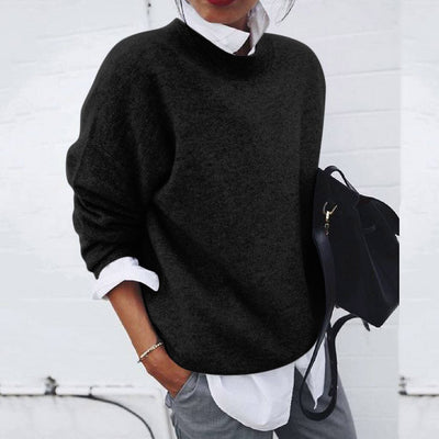 Hanna | Mjuk oversize-tröja med rund hals