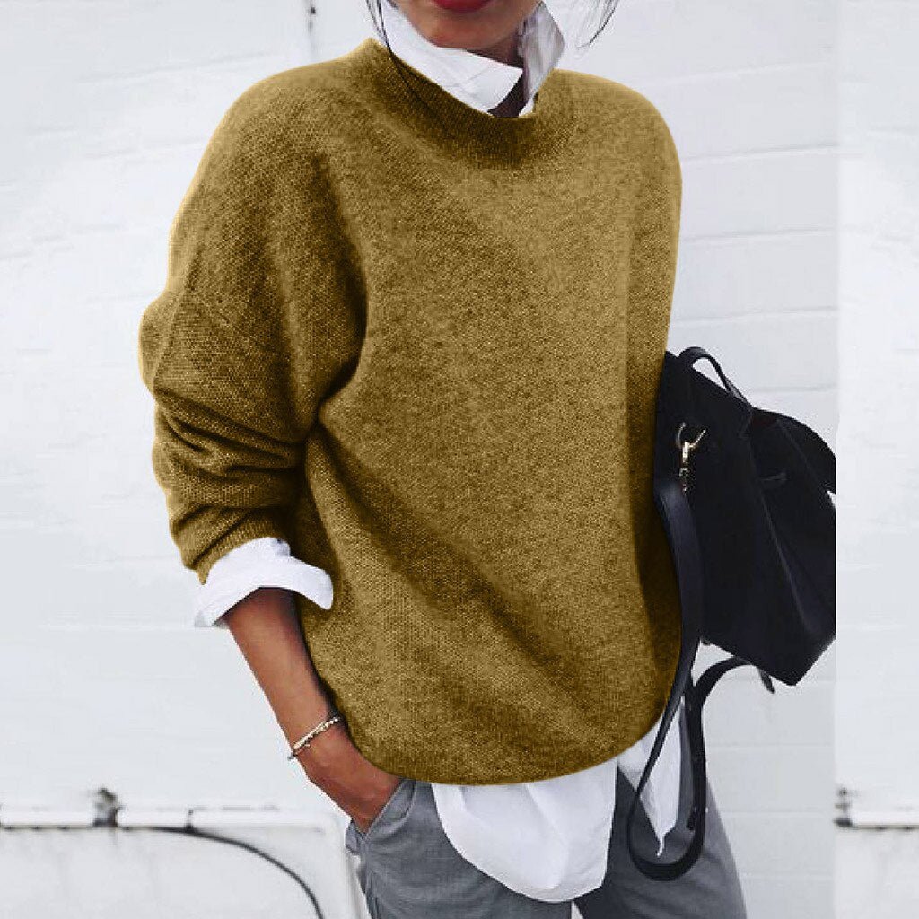 Hanna | Mjuk oversize-tröja med rund hals
